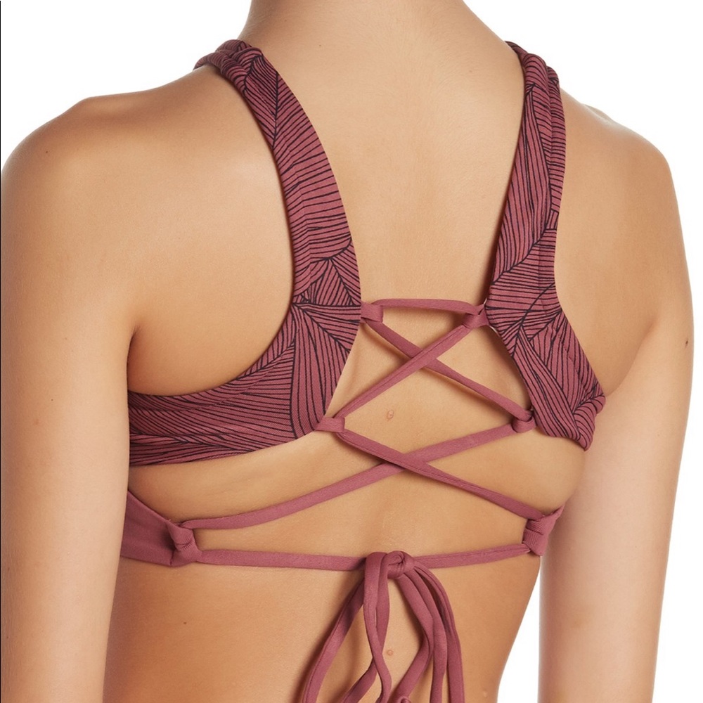 MAAJI ❤️‍🔥 REVERSIBLE HIGH NECK BIKINI TOP NWT SIZE SMALL